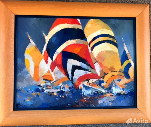 Картина акрилом на холсте