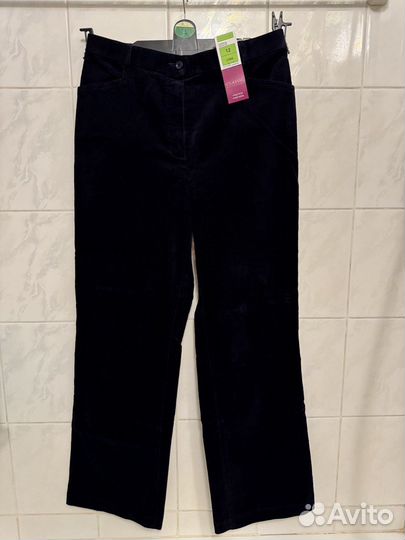 Брюки вельветовые Marks&Spencer, жен., р.46(12)
