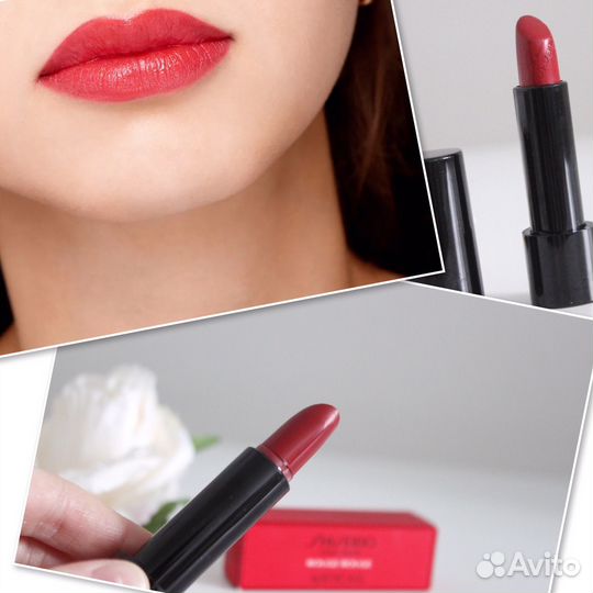 Shiseido помада тон RD502 Real Ruby