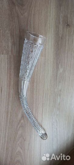 Рог хрусталь СССР 45 см