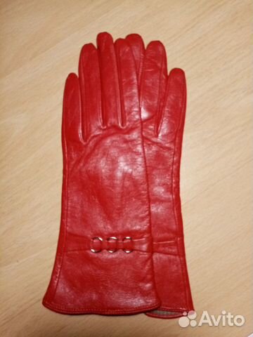 Перчатки кожаные демисезонные