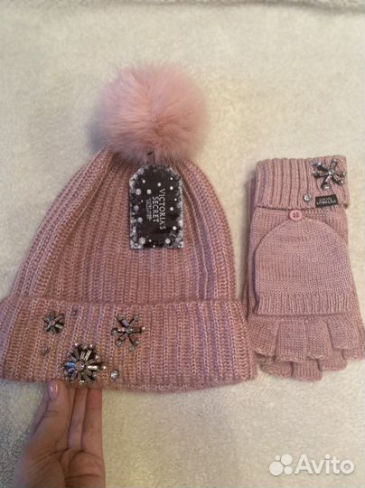 Набор шапка и перчатки