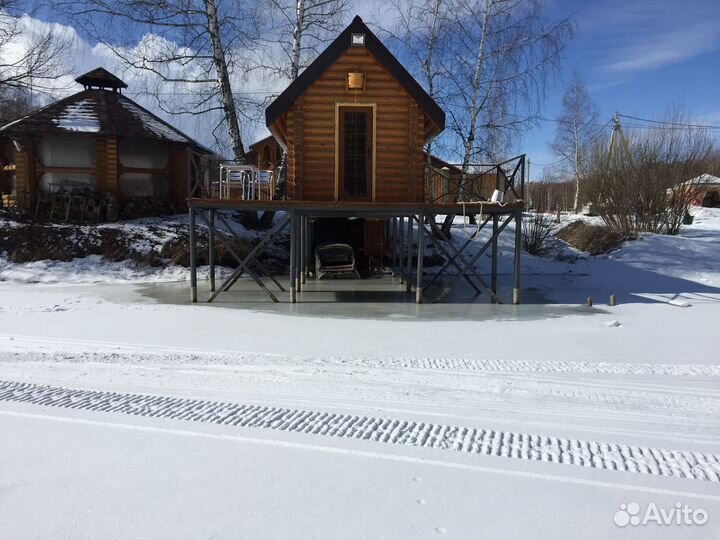 Монтаж винтовых свай круглый год