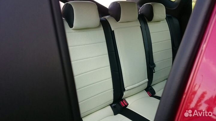 Чехлы из экокожи Автопилот Nissan qashqai 2014)