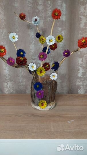 Поделка для школы и сада из природного материала