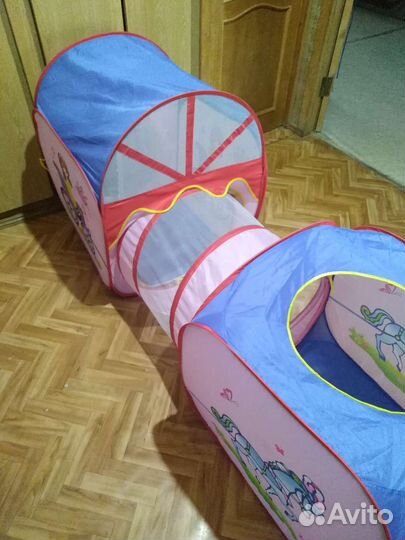 Детская палатка с тоннелем
