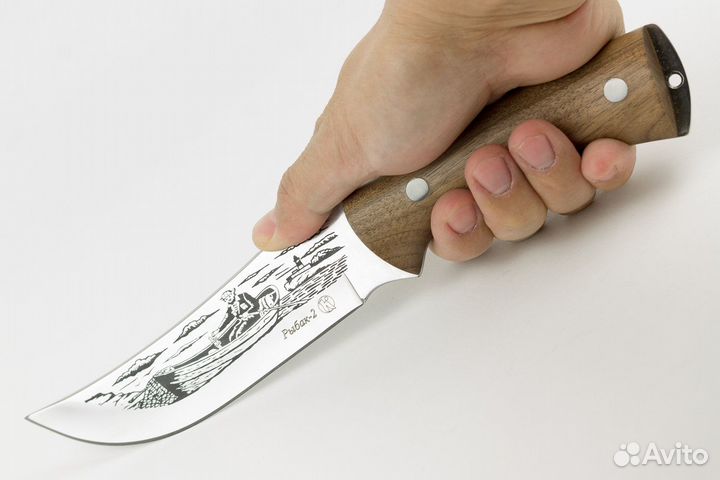 Нож рыбак-2 дерево орех (50831) Кизляр