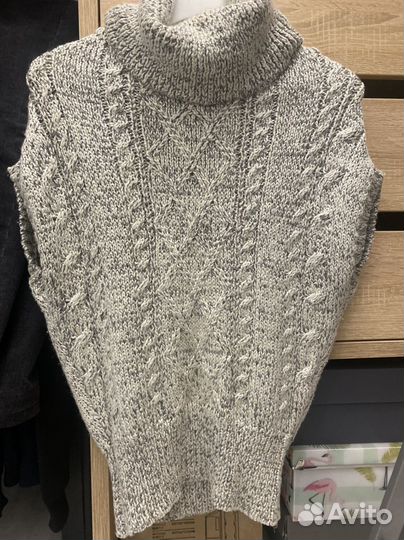 Жилет вязаный женский