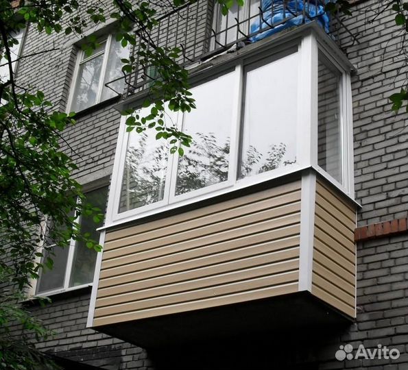 Теплое остекление балконов и лоджий в хрущевке