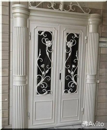 Кованые ворота и калитка