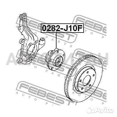 Ступица передняя в сборе nissan qashqai, juke 0282