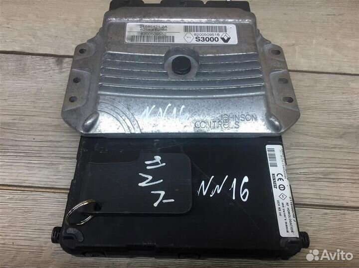 Блок управления двигателем комплект renault Megan
