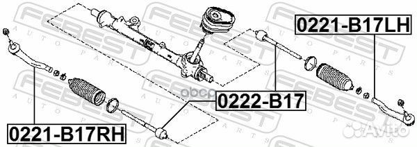 Тяга рулевая nissan tiida RUS make C13R 2015.01