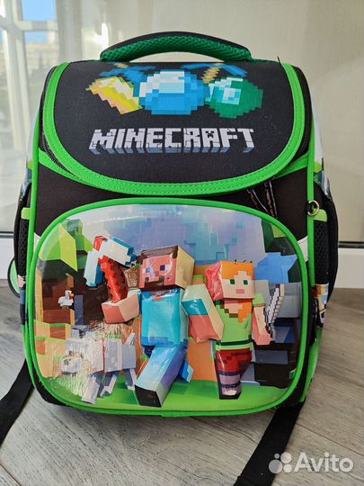 Рюкзак школьный для мальчика Майнкрафт