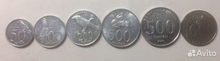 Набор монет Индонезия