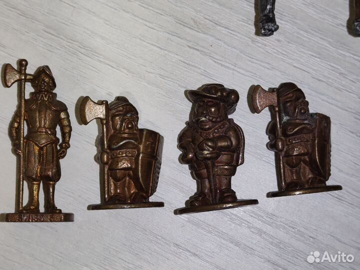 Солдатики.Бронза,олово. СССР