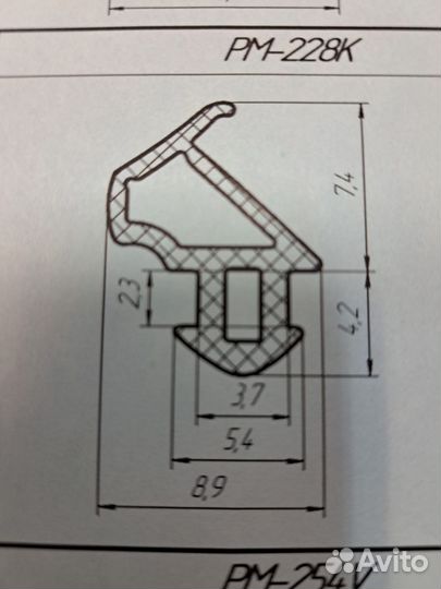 Уплотнитель для окон ГОСТ epdm