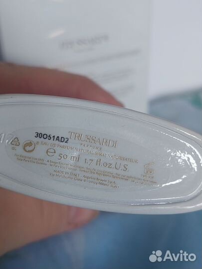 Туалетная вода женская trussardi