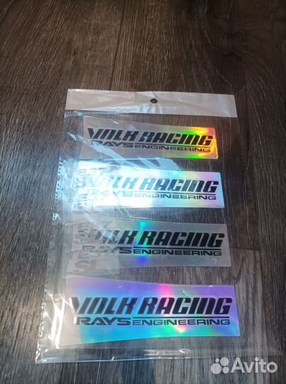 Наклейки на диски Volk te37