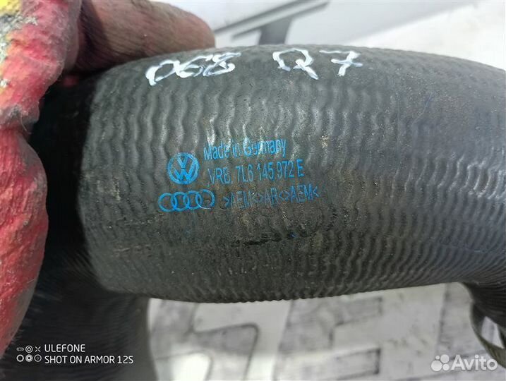 Патрубок интеркулера Audi Q7 4L 3.0 BUG 2007