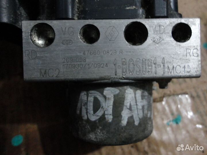 Блок ABS Renault Logan 2