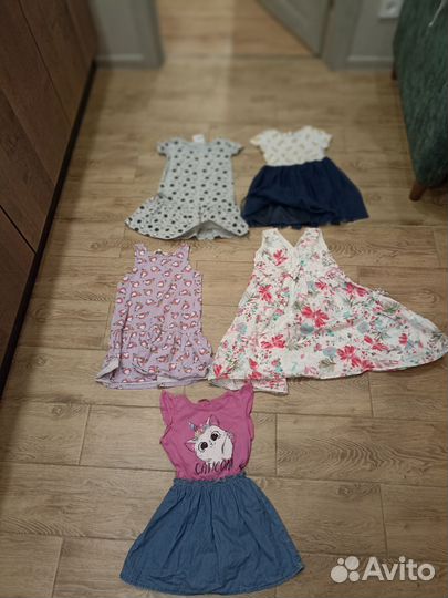 Детские вещи пакетом на девочку 116
