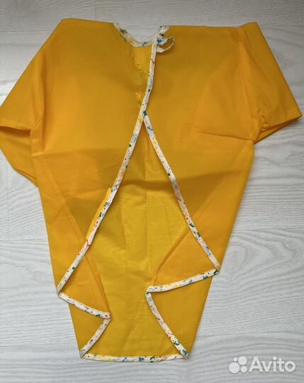 Икеа мола Фартук с длинными рукавами желтый