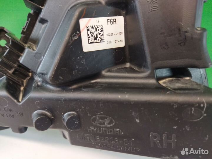 Ходовой огонь правый Hyundai Sonata 7 лф 2017
