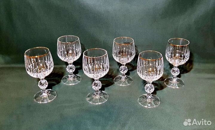 Бокалы для вина. Богемия Чехословакия