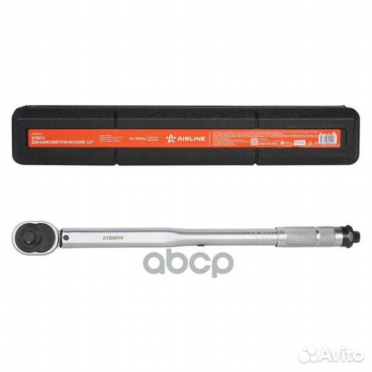 Ключ динамометрический 1/2 40-210Нм в кейсе, набор