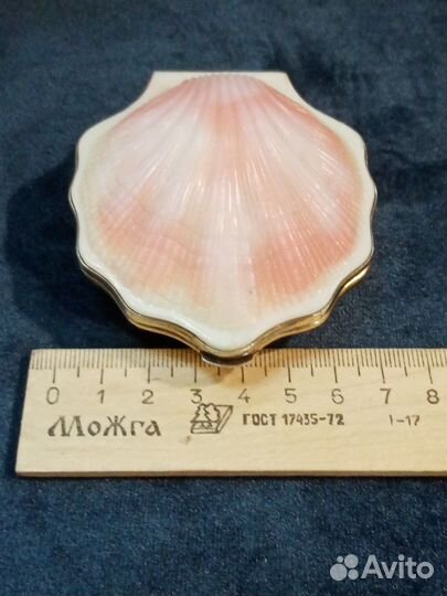 Пудренница, серебро