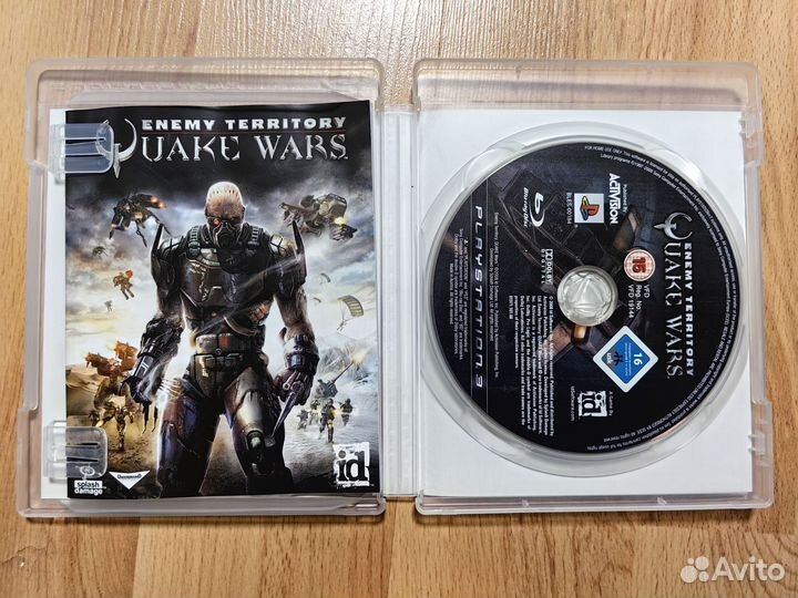 Quake Wars диск PS3