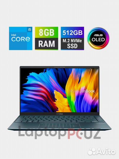 Модель: Ноутбук asus Zenbook 14X oled Q410