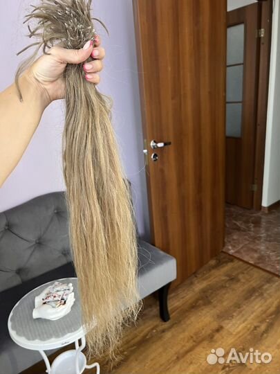 Волосы для наращивания 50 см бу