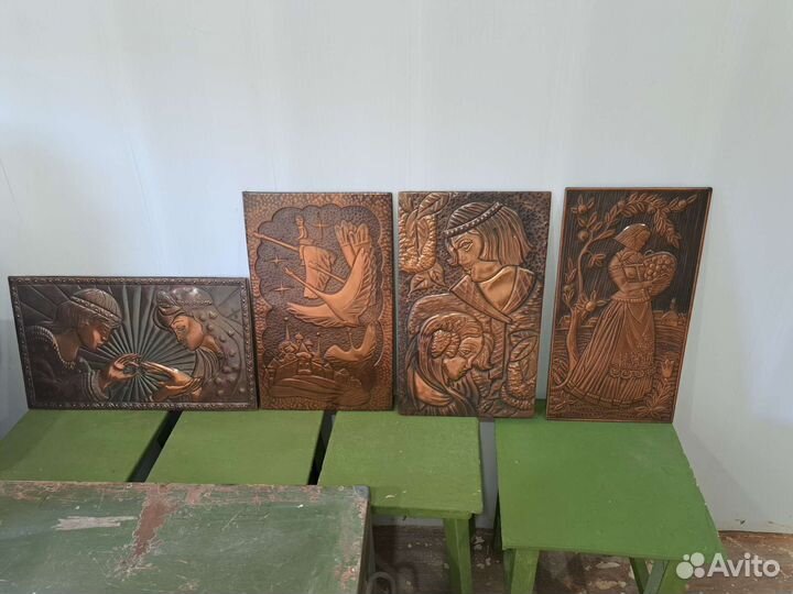 Чеканки медные