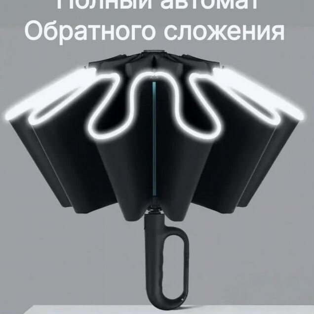 Зонт обратного сложения