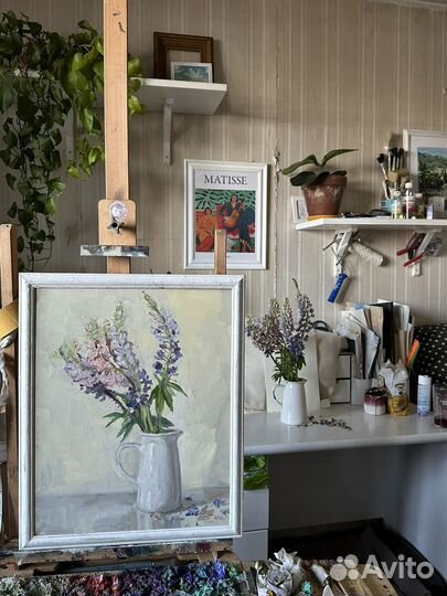 Картина маслом. Цветы