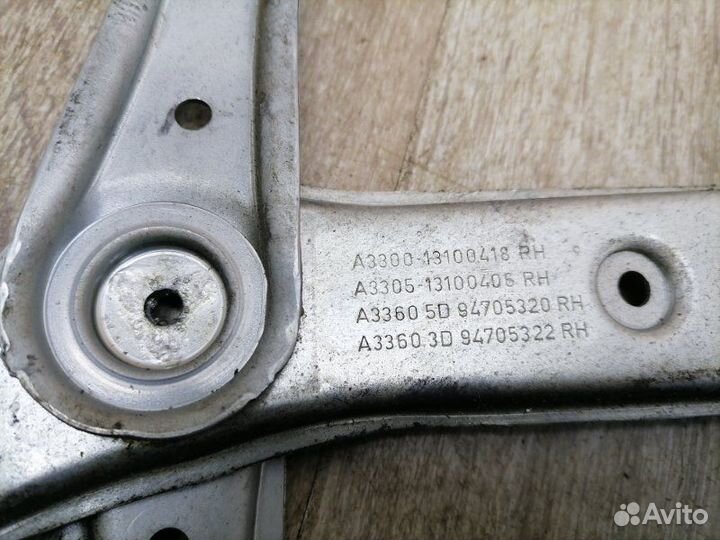 Стеклоподъемник передний левый Opel Astra H Z18XER