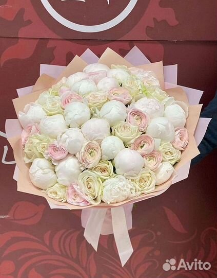 Пионы Букет пионов