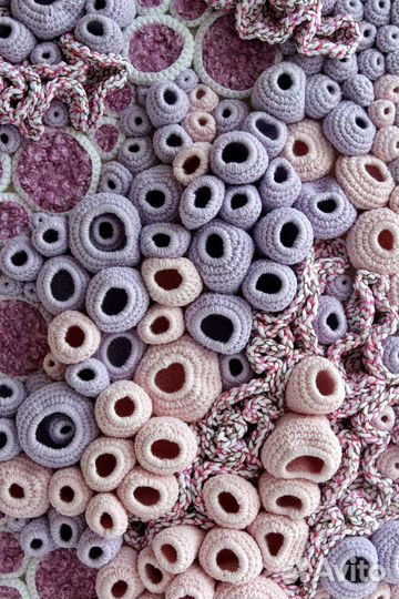 Вязаная картина 