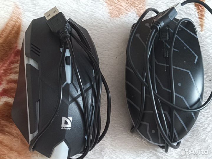 Продам две мыши для компьютера с подсветкой