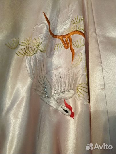 Женский халатик шелковый