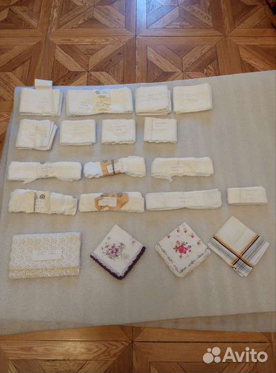Шитьё на батисте,кружево,носовые платочки,вр.ссср