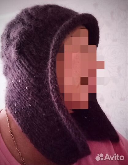 Шапка женская вязаная ручная работа