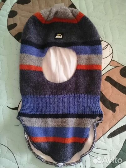 Шапка шлем для мальчика 54