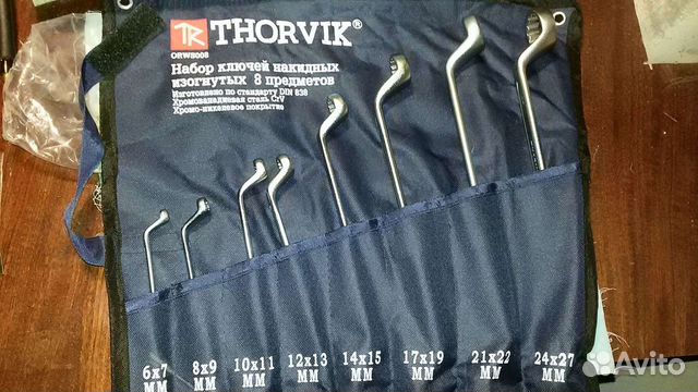 Набор накидных ключей thorvik