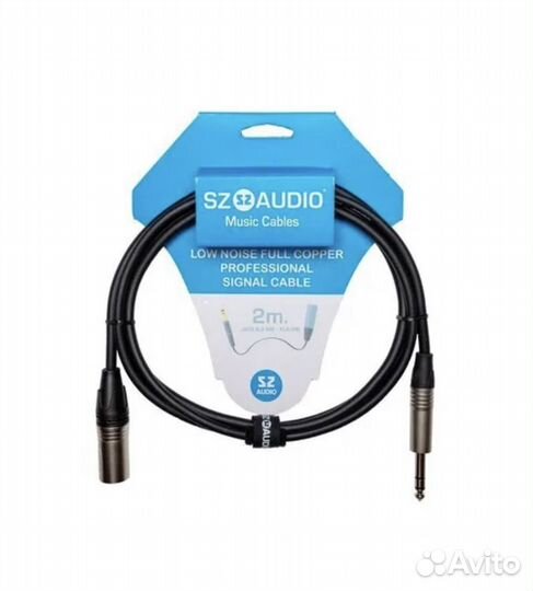 Музыкальный кабель - штекер Jack 6,3 (M) -XLR (M)