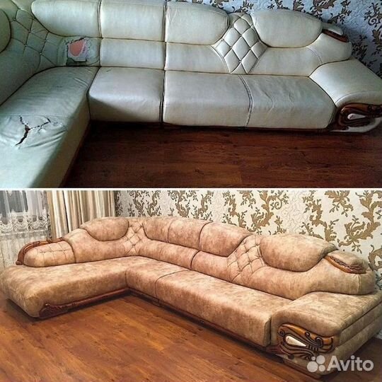 Ремонт кресел из кожи