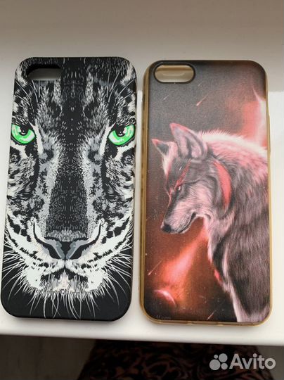 Чехлы на iPhone 5c 2 штуки