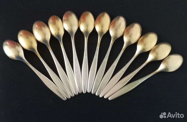 Мельхиоровые ложки чайные СССР